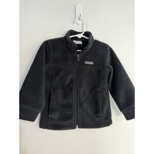 Columbia Boys' Steens Mountain II Fleece Jacket Size 3T in Black like new